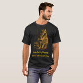 寿司サバイバー - 面白い魚の骨の釣りグラフィック Tシャツ (正面フル)