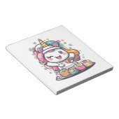 寿司シェフユニコーン（1） ノートパッド (アングル)