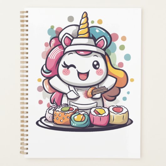 寿司シェフユニコーン (1) プランナー手帳 (正面)