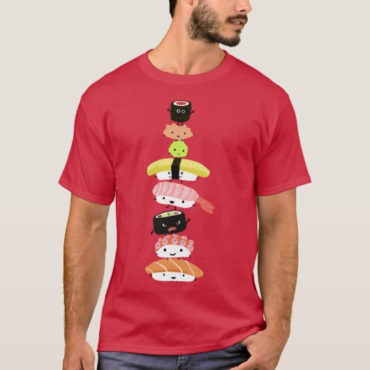 寿司スタック Tシャツ (正面)