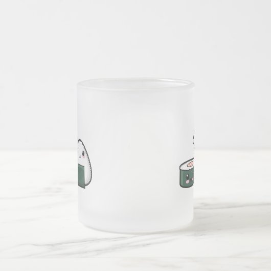 寿司セット フロストグラスマグカップ (中央)