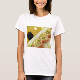 寿司ディナー 魚 米 健康的な食事 Tシャツ