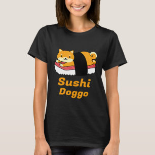 寿司ドッゴ - 柴犬 - 面白い Tシャツ