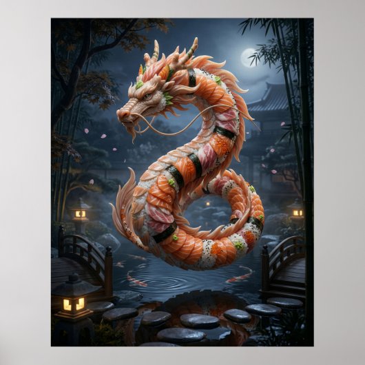 寿司ドラゴン 庭園の精霊 ポスター (正面)