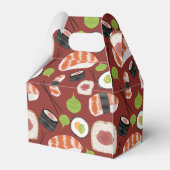 寿司ニュートラル赤ちゃんシャワー フェイバーボックス (裏面サイド)