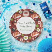 寿司ニュートラル赤ちゃんシャワー ペーパープレート (パーティー)