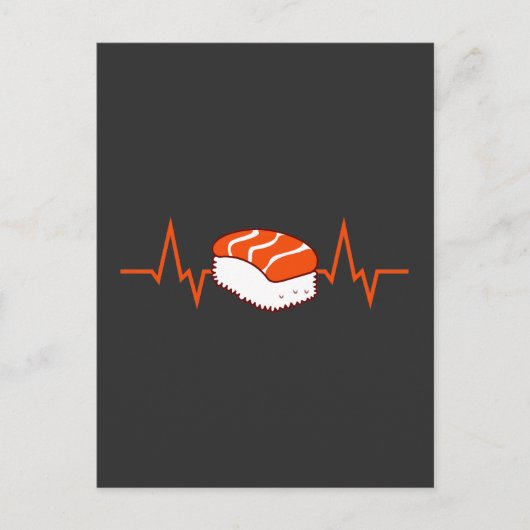 寿司ハートビー日本のトアジア食 ポストカード (正面)