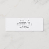 寿司バー名刺 スキニー名刺 (裏面)