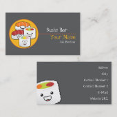 寿司バー名刺 名刺 (正面/裏面)