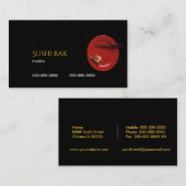 寿司バー名刺 名刺 (正面/裏面)