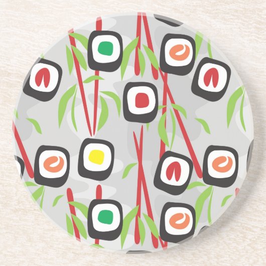 寿司パターン コースター (正面)