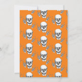 寿司パーティの招待状カード 招待状 (裏面)