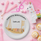 寿司パーティープレート ペーパープレート (パーティー)