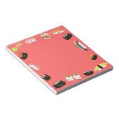 寿司パーティー ノートパッド (アングル)