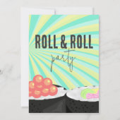 寿司パーティー 招待状 (裏面)