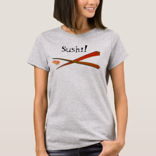 寿司フロント – Wasabi – バック Tシャツ