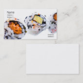 寿司プロファイルカード 名刺 (正面/裏面)