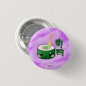 寿司ボタン 缶バッジ (正面&裏面)