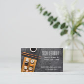 寿司モダン屋·ケータリング業 名刺 (スタンド正面)