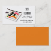 寿司モダン屋·ケータリング業 名刺 (正面/裏面)