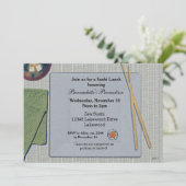 寿司ランチ招待状 招待状 (スタンド正面)