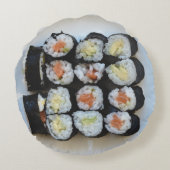 寿司リバーシブル装飾用クッション ラウンドクッション (裏面)