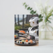 寿司ロボット ポストカード (スタンド正面)