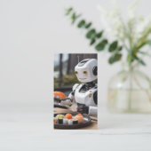 寿司ロボット 名刺 (スタンド正面)
