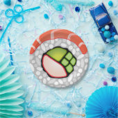 寿司ロール ペーパープレート (パーティー)