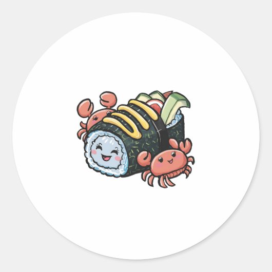 寿司仲間 ラウンドシール (正面)