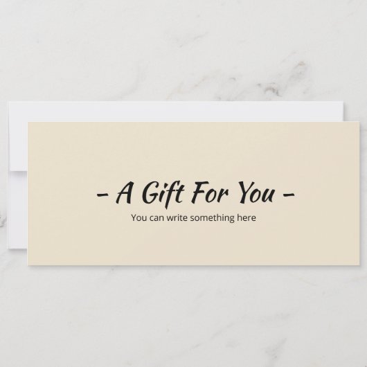 寿司作り体験ギフト券 招待状 (裏面)