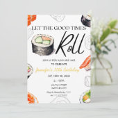 寿司大人誕生日ディナー転がズ 招待状 (スタンド正面)