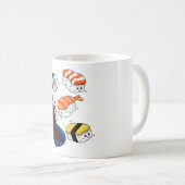 寿司大好き コーヒーマグカップ (正面右)