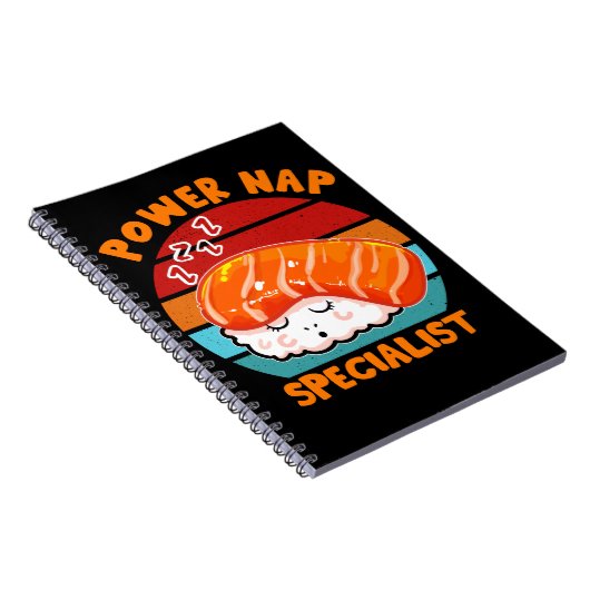 寿司好きかわいい日本の食 ノートブック (右側)