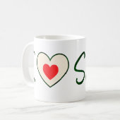 寿司好きマグカップ コーヒーマグカップ (正面左)