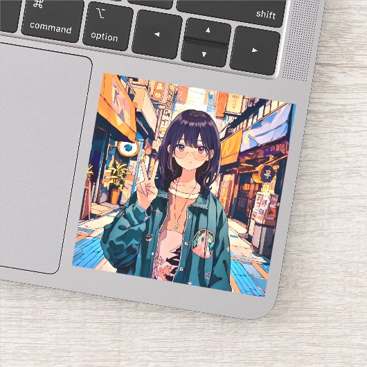 寿司娘アイコンシール seal｜GenerativeAI シール (詳細)