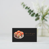 寿司屋すしシェフビジネスカード 名刺 (スタンド正面)