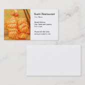 寿司屋の名刺 名刺 (正面/裏面)