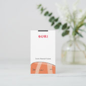 寿司屋 名刺 (スタンド正面)