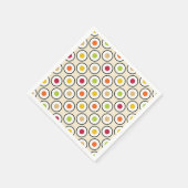 寿司巻水玉模様 スタンダードカクテルナプキン (角)