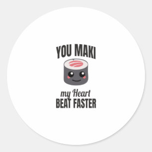 寿司巻 食日本の品料理ギフトアイディア ラウンドシール