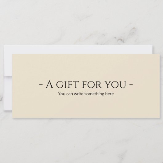 寿司愛好家のための寿司ナイトアウトギフト券 招待状 (裏面)