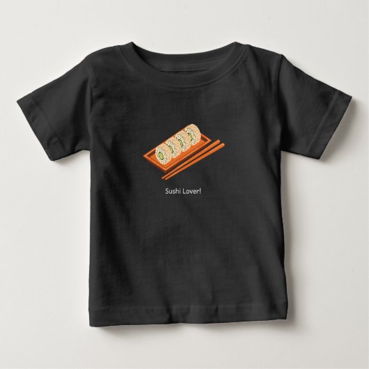 寿司愛好家 ベビーTシャツ (正面)