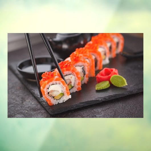 寿司日本のプレートパワーフィッシュアジア日本アジア ウィンドウサイン (シート3)