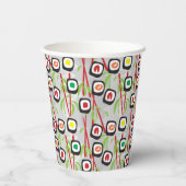 寿司柄 紙コップ (裏面)