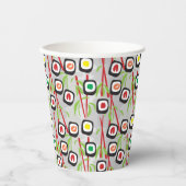 寿司柄 紙コップ (正面)