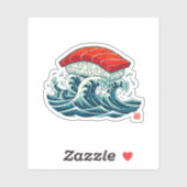 寿司波日本料理アートイラスト シール (シート)
