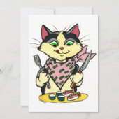 寿司猫の招待状 招待状 (正面)