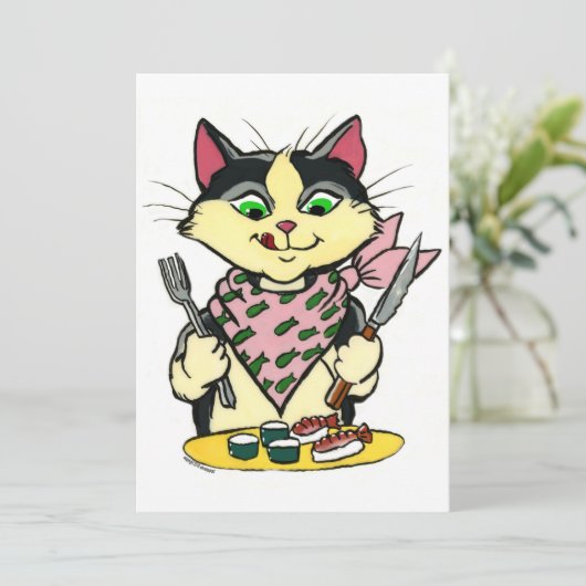 寿司猫の招待状 招待状 (スタンド正面)