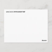 寿司猫はがき ポストカード (裏面)